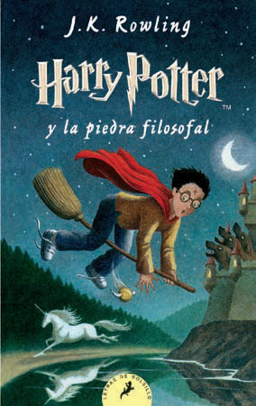 Portada del libro Harry Potter y la piedra filosofal