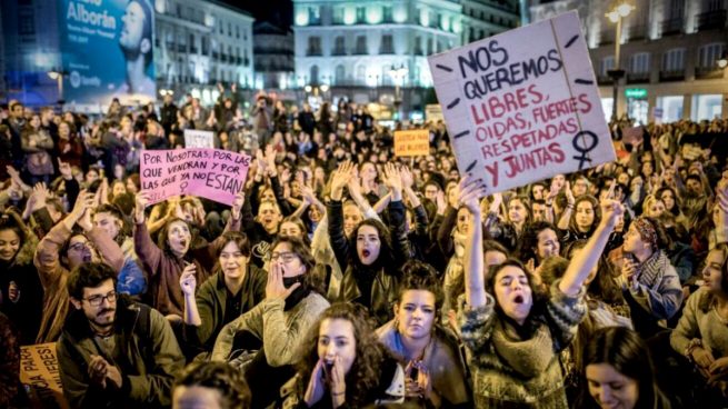 Foto de la Huelga feminista del 8M